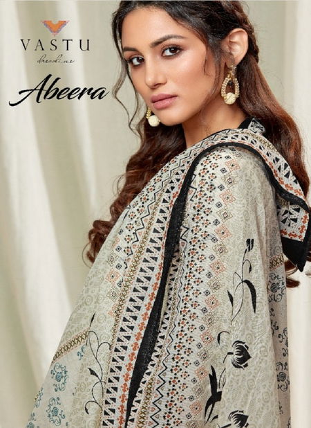 Vastu Abeera Latest Casual Wear Designer Satin Cotton Print With Exclusive Work Salwar Suits Collection Catalog