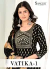 Vatika 1 By Sangeet Rayon Kurti With Bottom Dupatta Wholesale In India