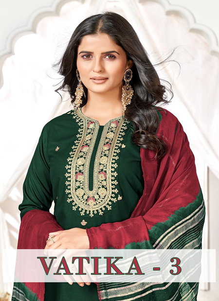 Vatika 3 By Sangeet Rayon Printed Kurti With Bottom Dupatta Orders In India