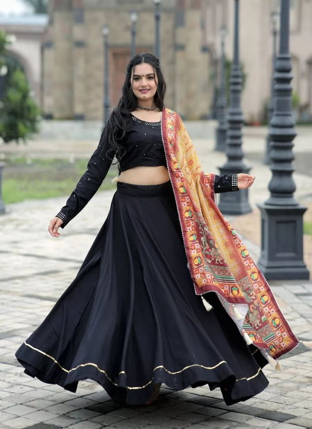 VC 123 Krishi Digital Print Muslin Cotton Surat Lehenga Choli Wholesale Market