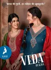 Veda By Kaya Rayon Straight Cut Kurti With Bottom Dupatta Wholesale Online