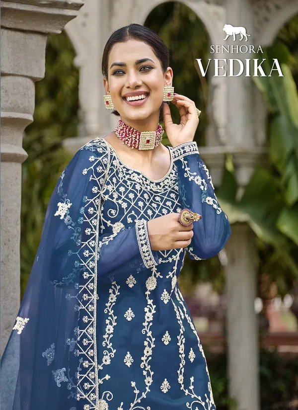 Vedika 2 By Senhora Palazzo Designer Salwar Suits Wholesale Shop In Surat