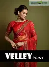 Velley Print By Fashion Berry Georgette Party Wear Sarees Wholesale Price In Surat
