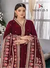 Velvet23 3 By Deepsy Suits Pashmina Velvet Dress Material Catalog