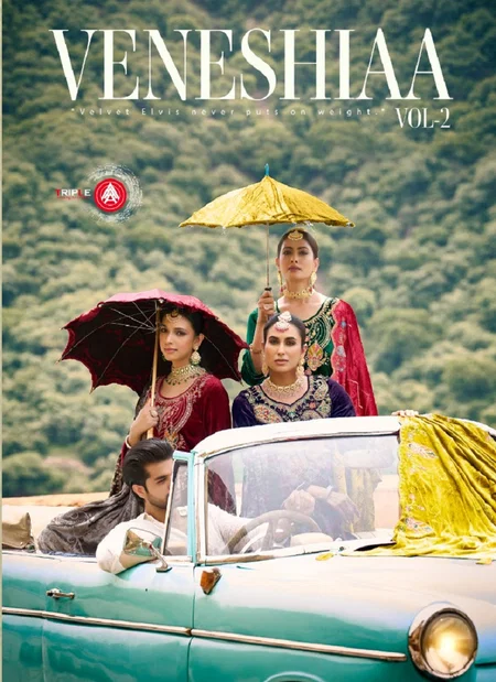 Veneshiaa Vol 2 By Triple Aaa Designer Salwar Suits Wholesale Price In Surat