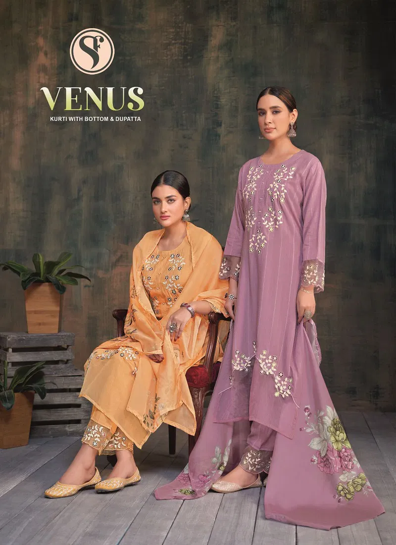 Venus By Sweety Rayon Designer Kurti With Bottom Dupatta Wholesale Price In Surat Catalog