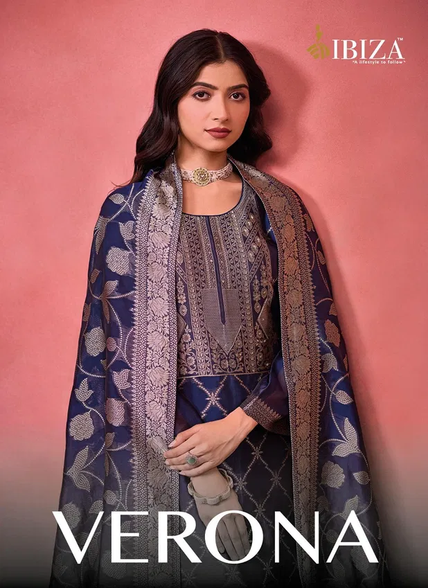 Verona By Ibiza Banglory Silk Designer Salwar Kameez Exporters In India