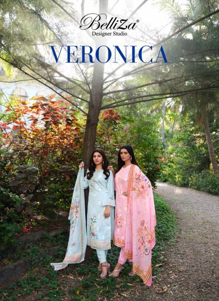 Veronica By Belliza Digital Printed Jam Cotton Dress Material Wholesale Price In Surat
 Catalog