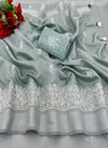 VFH Cotton Embroidery Work Designer Sarees Wholesale Shop In Surat
