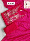 Viart Embroidery Work Kurti With Bottom Dupatta Catalog