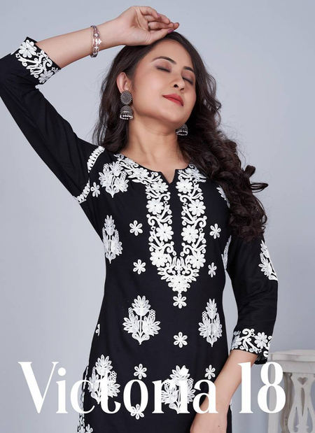 Victoria 18 By Blue Hills Rayon Wholesale Kurti With Plazzo Suppliers In Mumbai