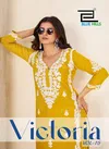 Victoria Vol 15 By Blue Hills Rayon Kurti With Bottom Wholesalers Shop In Surat