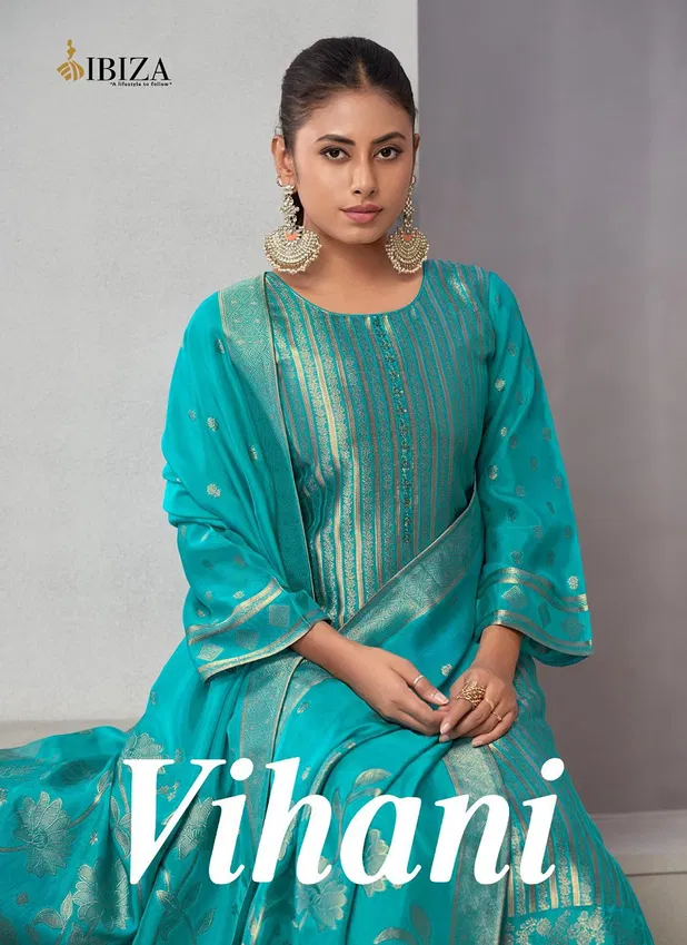 Vihani By Ibiza Banglory Silk Jacquard Salwar Kameez Orders In India