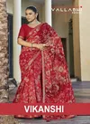 Vikanshi By Vallabhi Chiffon Floral Printed Daily Wear Saree Wholsale Online