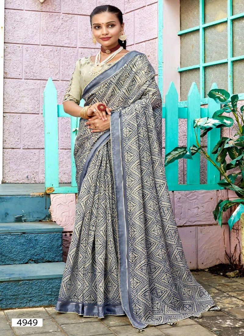 Vinamra By 5D Designer Cotton Printed Sarees Catalog
