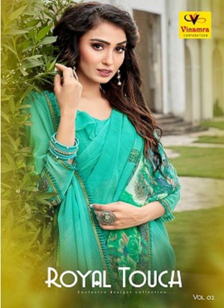 Vinamra Royal Touch Vol 2 Latest Designer Printed Casual Wear Georgette Saree Collection
 Catalog