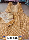 Virat Cotton Printed Anarkali Kurti With Bottom Dupatta Catalog