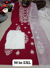 Virat Embroidery Work Kurti With Bottom Dupatta Catalog