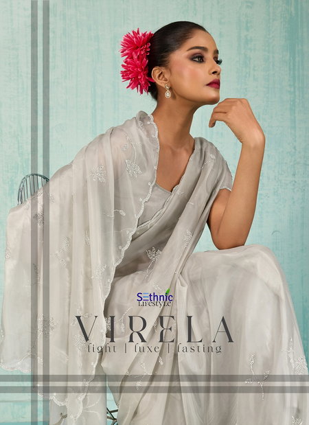 Virela By Sethnic Crystal Viscose Party Wear Saree Wholesale Price In Surat