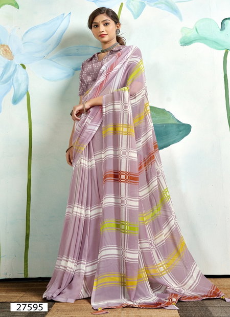 Viruka By Vallabhi Printed Georgette Sarees Wholesale Clothing Suppliers In India