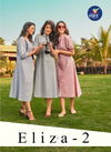 Vitara Eliza 2 Latest Heavy Fancy Casual Wear Cotton Exclusive Designer Tunics Kurtis Collection
