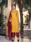 Vitara Ultron Fancy Designer Festive Wear Kurti With Pant And Dupatta Readymade Collection
