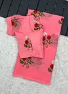 Vivera Flower Designer Georgette Readymade Blouse Sarees Wholesale Shop In Surat