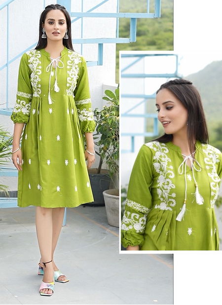 Viyaa Candy Heavy Rayon Fancy Tunic Collection
 Catalog