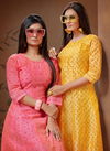 Viyasaa Present New Designer Banglori Silk With Beautiful Print Short Kurti