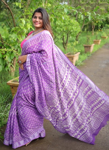 VK 4189 Daily Wear Linen Printed Sarees Wholesale Shop In Surat