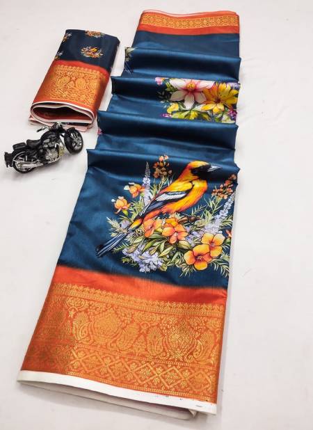 VK 4210 Designer Flower Battik Pure Dola Silk Sarees Wholesale Clothing Suppliers In India