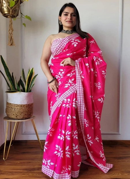 VK 4236 Soft Linen Digital printed Sarees Wholesale Market In Surat