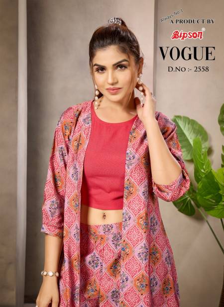 Vogue 2558 By Bipson Modal Printed Cord Set Western Clothing Suppliers In India Catalog