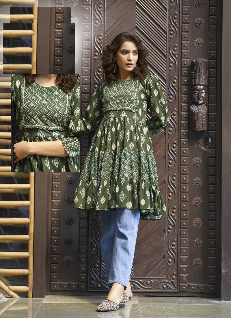 Vogue By Maa Size Set Printed Kurtis Catalog