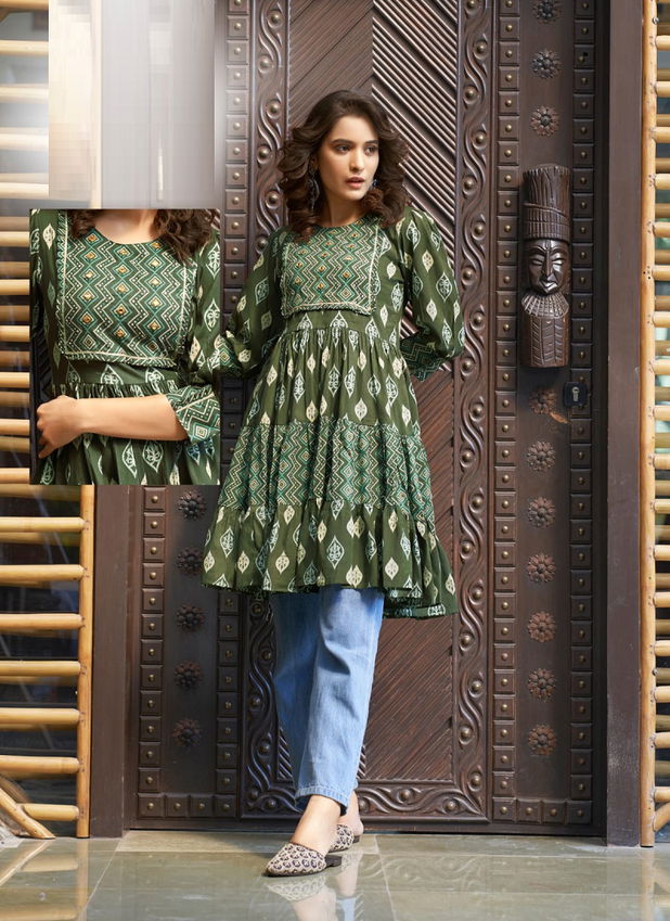 Vogue By Maa Size Set Tunic Cotton Kurtis Catalog