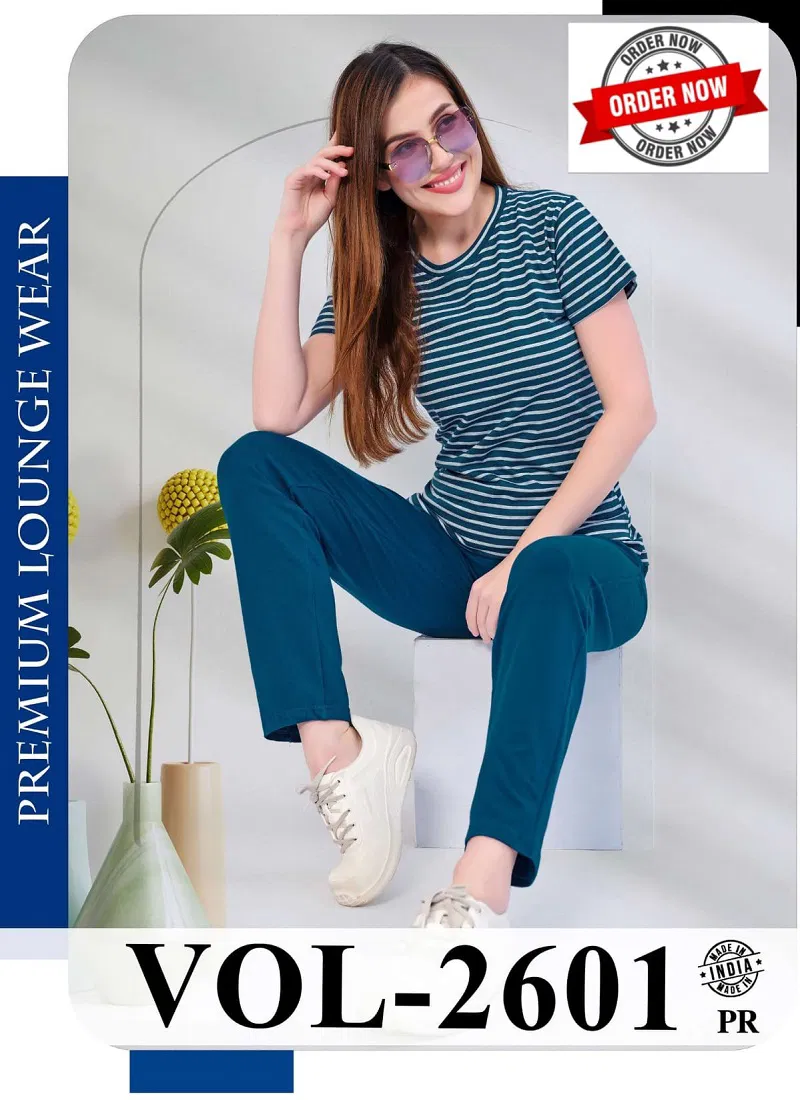 Vol At 2601 Summer Special Hosiery Cotton Night Suits Wholesale Shop In Surat
