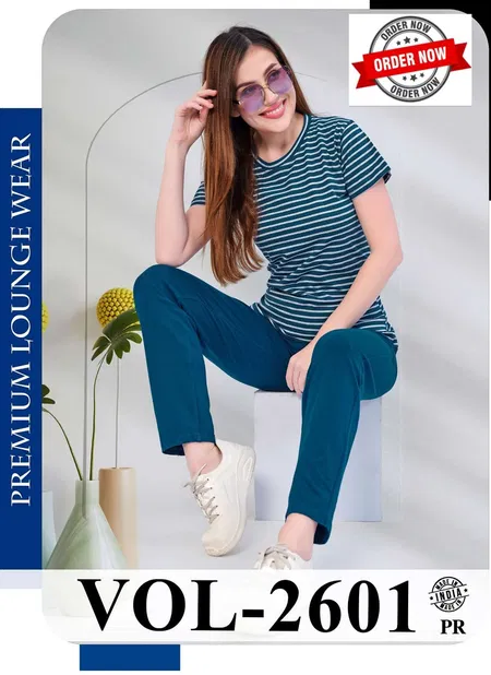 Vol At 2601 Summer Special Hosiery Cotton Night Suits Wholesale Shop In Surat
 Catalog