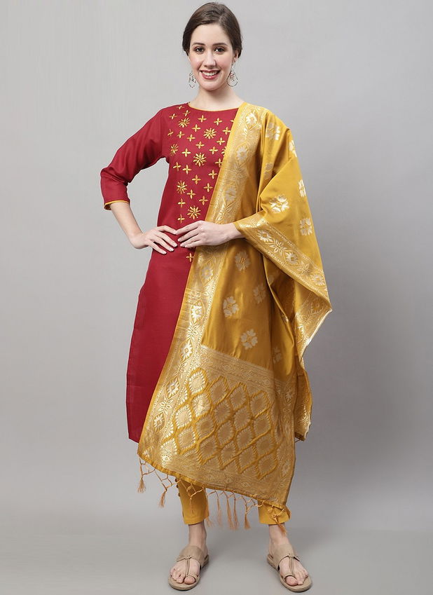 Vredevogel Fashion Mania Wholesale Cotton Kurtis With Dupatta