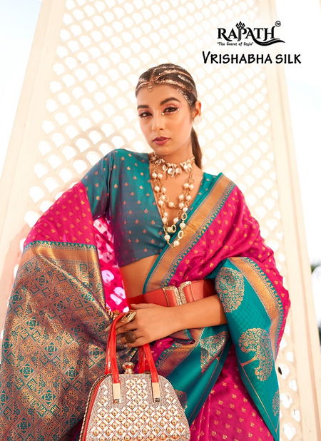 Vrishbha Silk By Rajpath Banarasi Paithani Saree Wholesale Shop In Surat Catalog