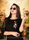 Vrunda Glorina Latest Designer Embroidery Work Kurtis With Plazzo Collection