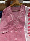Vt Designer 3070 Embroidery Cotton Kurti With Bottom Dupatta Orders In India