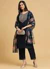 VT Designer Cotton Embroidery Kurti With Bottom Dupatta Wholesale Clothing Distributors in India