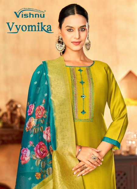 Vyomica By Vishnu Gadwal Silk Wholesale Dress Material In India