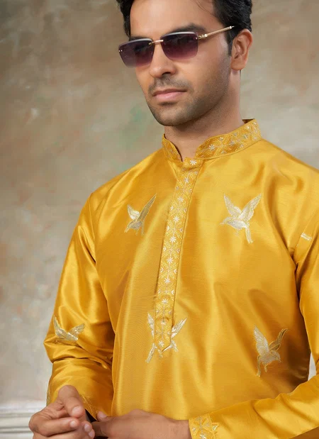 Outluk Wedding Collection Vol 45 Pure Silk Mens Kurta Pajama Manufacturers
