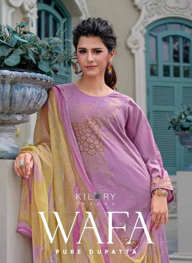 Wafa By Kilory Lawn Cotton Digital Printed Salwar Kameez Suppliers In India