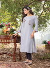 Wanna Bahara Fancy Ethnic Wear Hand Work Kurti With Bottom Collection