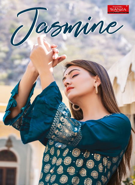 Wanna Jasmine Latest Designer Fancy Casual Wear Rayon Printed Kurti With Bottom Collection
 Catalog