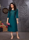 We Blend Fancy Ethnic Wear Chinon Latest Designer Kurti Collection