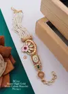 Wedding Wear Brass High Gold Mina Colour Bracelets
