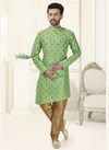 Green Silk MI M 007 Kurta Pajama